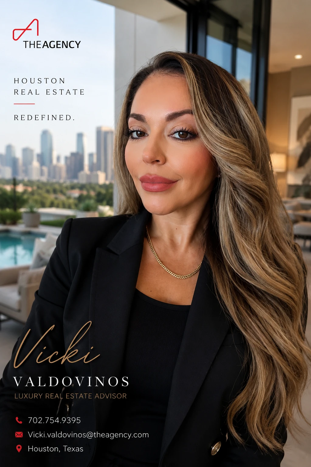 Vicki Valdovinos, The Agency. Phone 702.754.9395. Email Vicki.valdovinos@theagency.com.